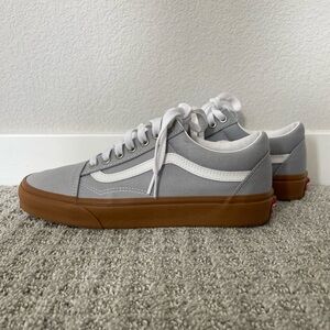 Vans Old Skool Men’s 8 Grey White Gum